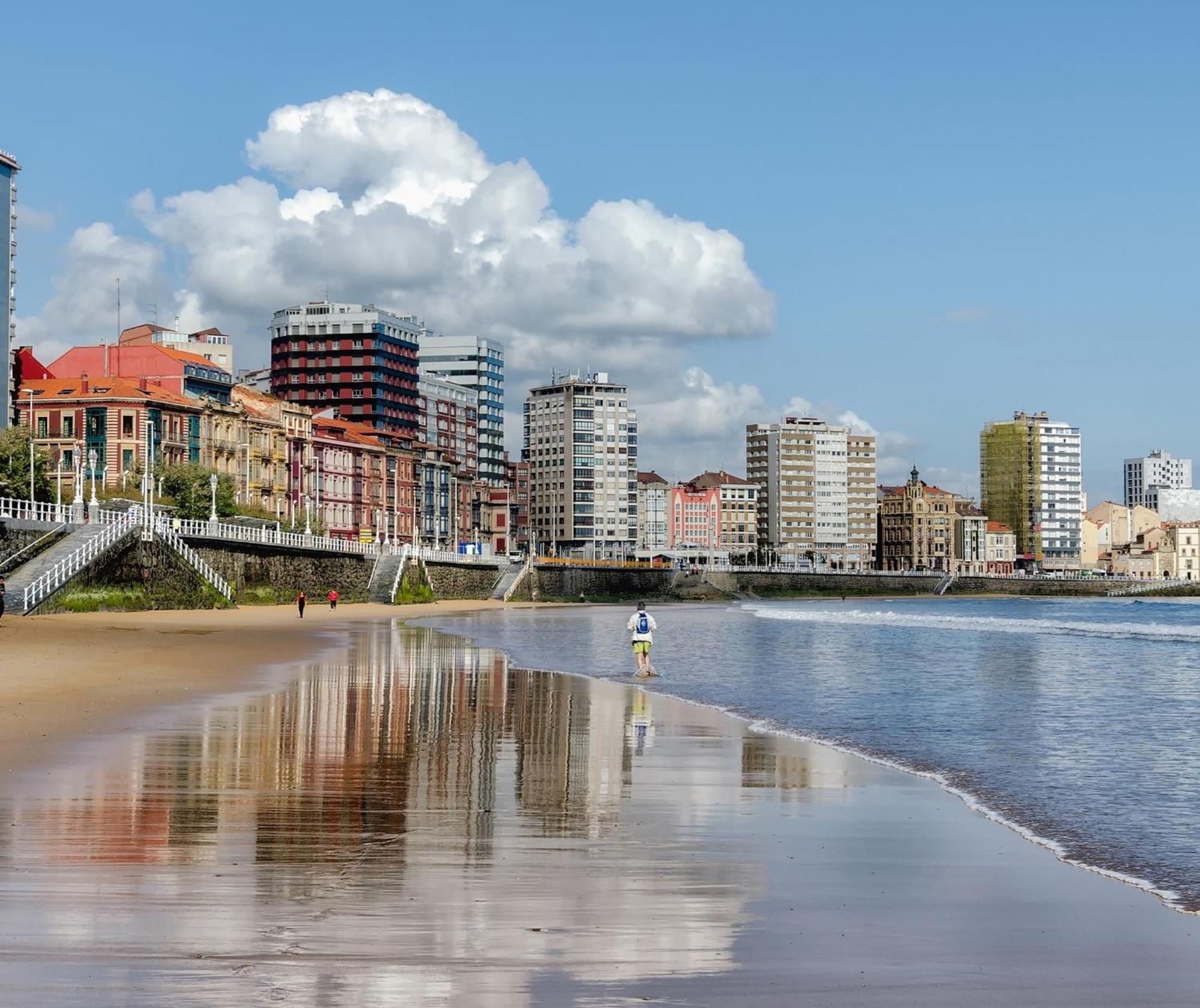 Jasjose Playa - Frente A San Lorenzo, 2 Hab, 6 Pax, Wifi - Vut-2047-As Gijón Dış mekan fotoğraf